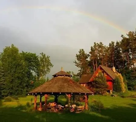 Hippie Happy House - Drewniany Domek Z Kominkiem Ferienhaus *