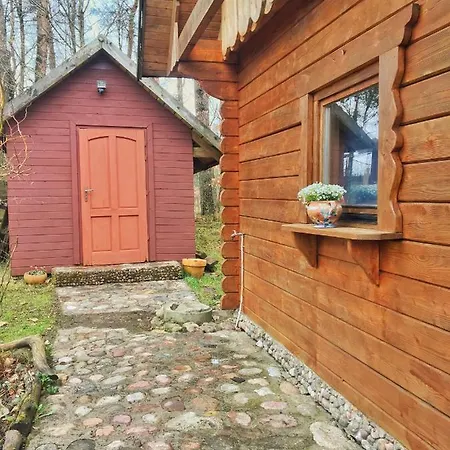 Hippie Happy House - Drewniany Domek Z Kominkiem *