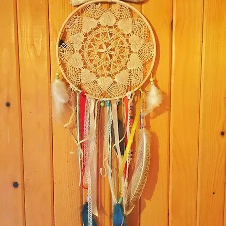 Prázdninový dům Hippie Happy House - Drewniany Domek Z Kominkiem