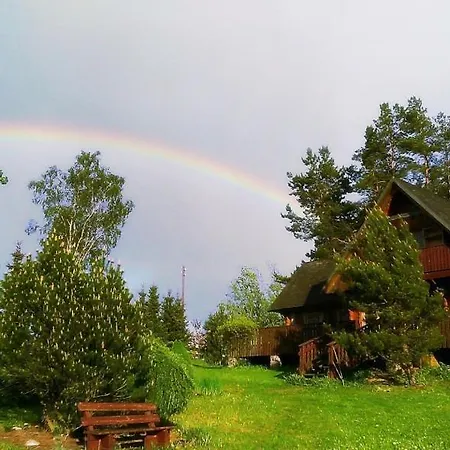 Hippie Happy House - Drewniany Domek Z Kominkiem * Nowa Wies Przywidzka